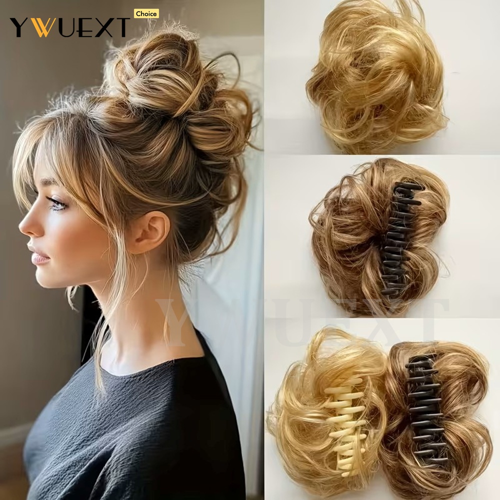 Claw Clip Messy Bun Hair Piece - 40g/pack Claw Clip in Hair Buns