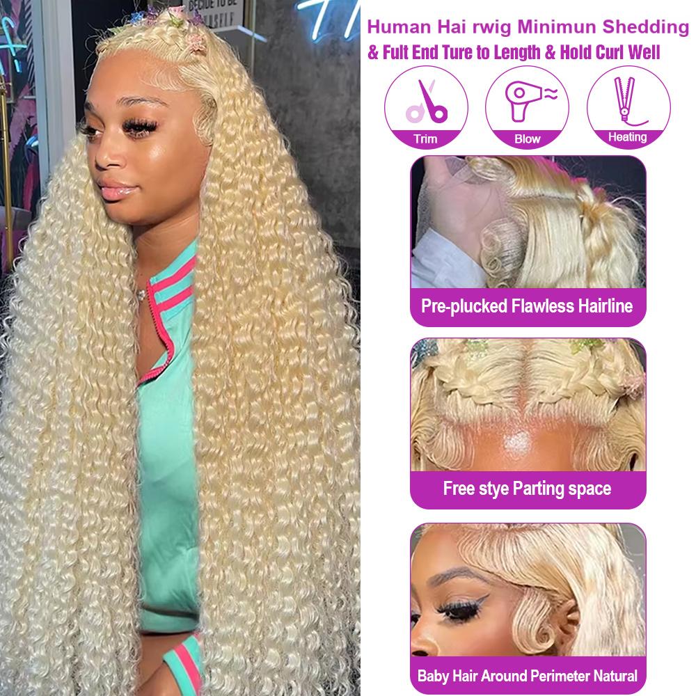 30 40 Inch Deep Wave 13x6 HD L - đánh giá và giá Water Wave Bulk Human Hair For Braiding