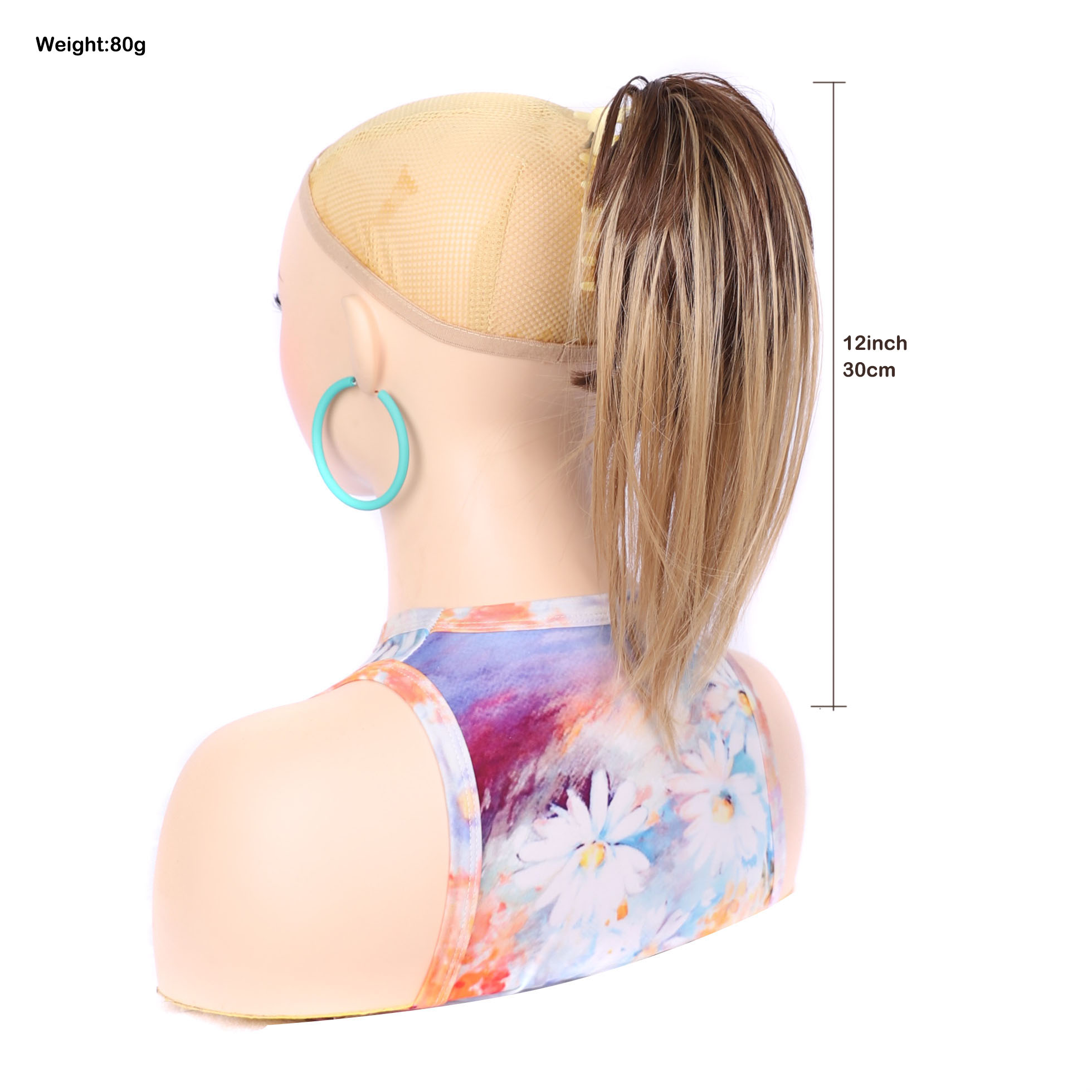 Synthetic Claw Clip in Ponytai - đánh giá và giá Claw Clip Messy Bun Hair Piece