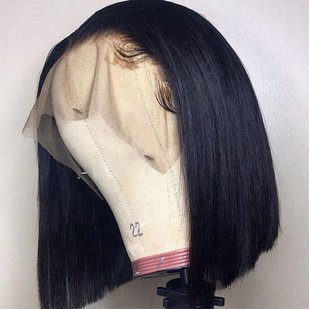 Pre Cut Glueless Wig Human Hai - đánh giá và giá Pre Parted 13X4 Lace Front Bob Wig