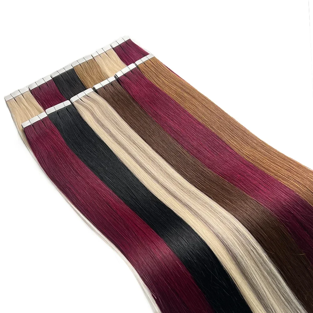 Tape In 100% Real Remy Human H - đánh giá và giá Invisible Tape In Extensions Real Hair
