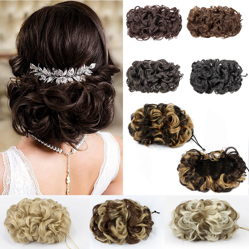 Claw Clip Curly Hair Bun Exten - đánh giá và giá Claw Clip Messy Bun Hair Piece