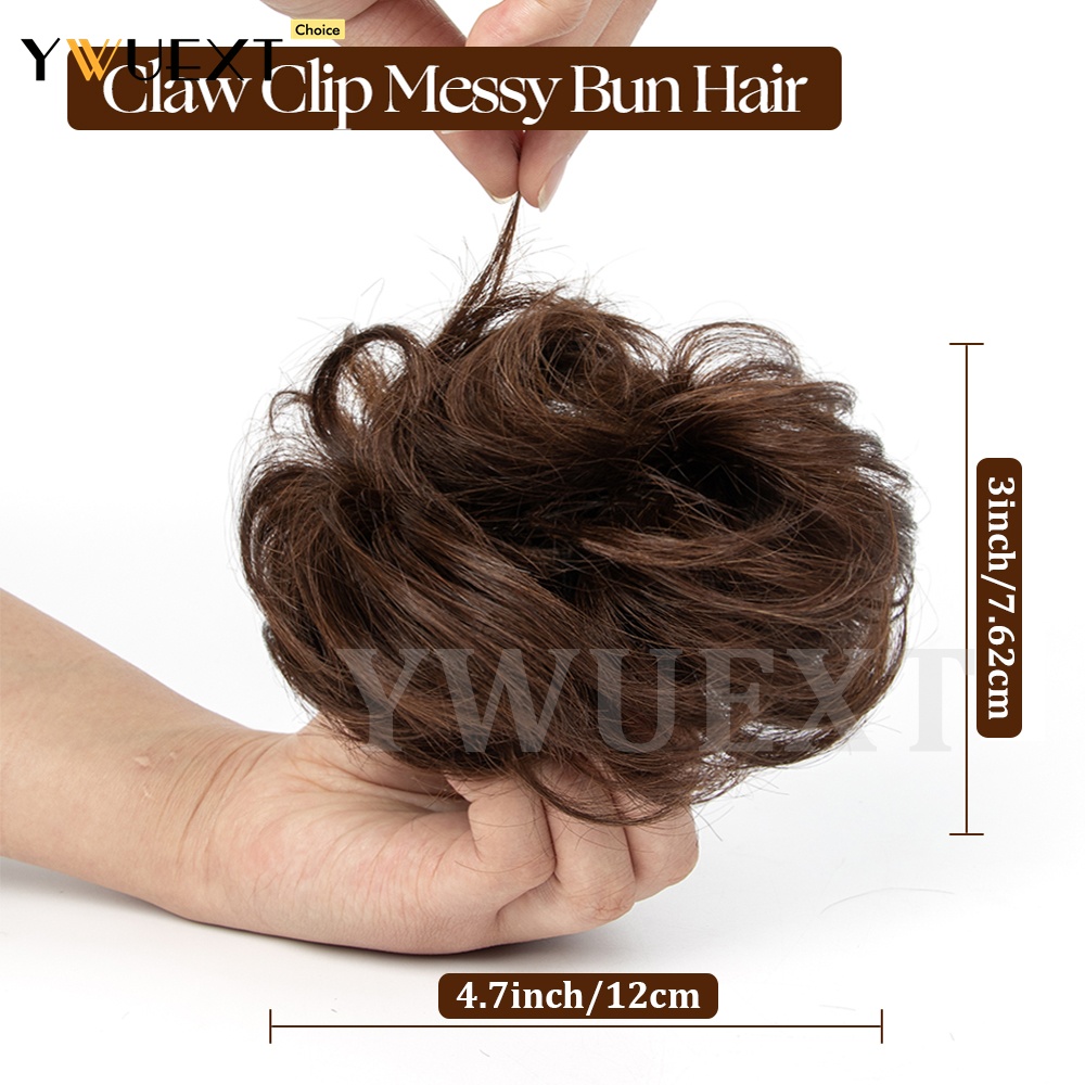 40g/pack Claw Clip in Hair Bun - đánh giá và giá Claw Clip Messy Bun Hair Piece
