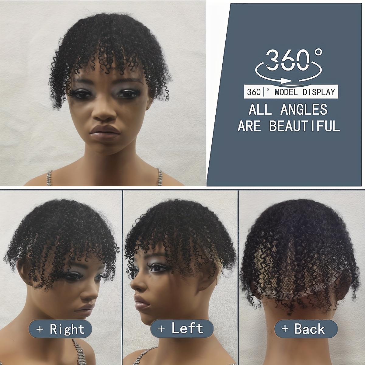 Hair Clip with Bangs-Topper Ha - đánh giá và giá Hair Bundles