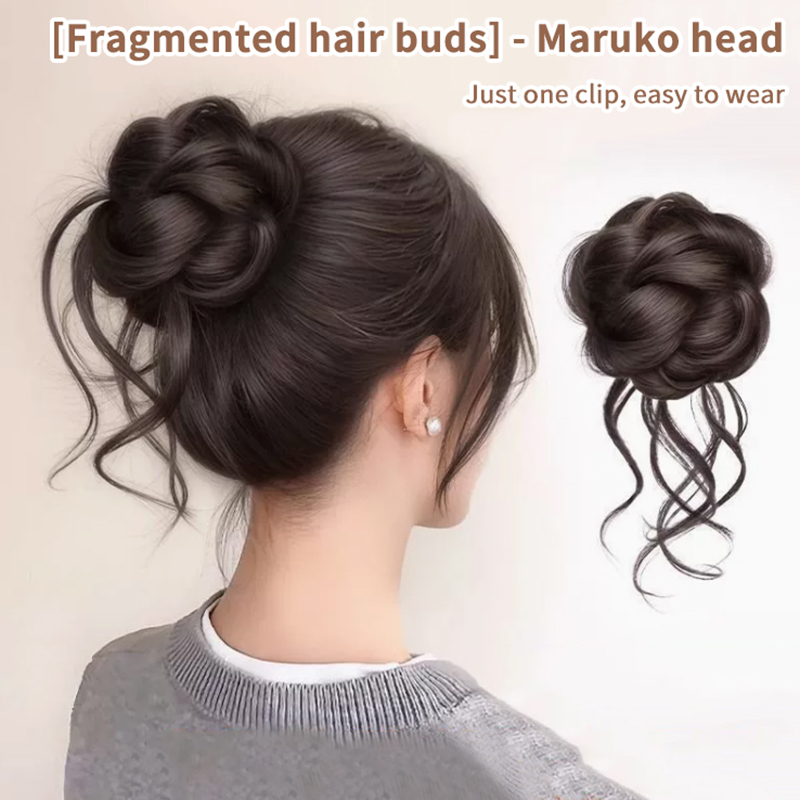 Synthetic Hair Bun Chignon Mes - đánh giá và giá Claw Clip Messy Bun Hair Piece