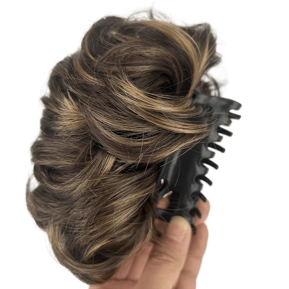 On Messy Hair Bun Hair Bun Cla - đánh giá và giá Claw Clip Messy Bun Hair Piece