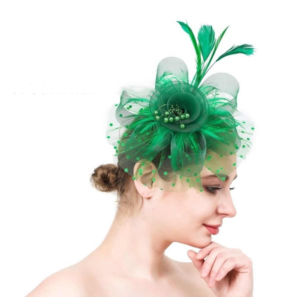 Bride Headdress Feathers Fasci - đánh giá và giá Hair Bundles